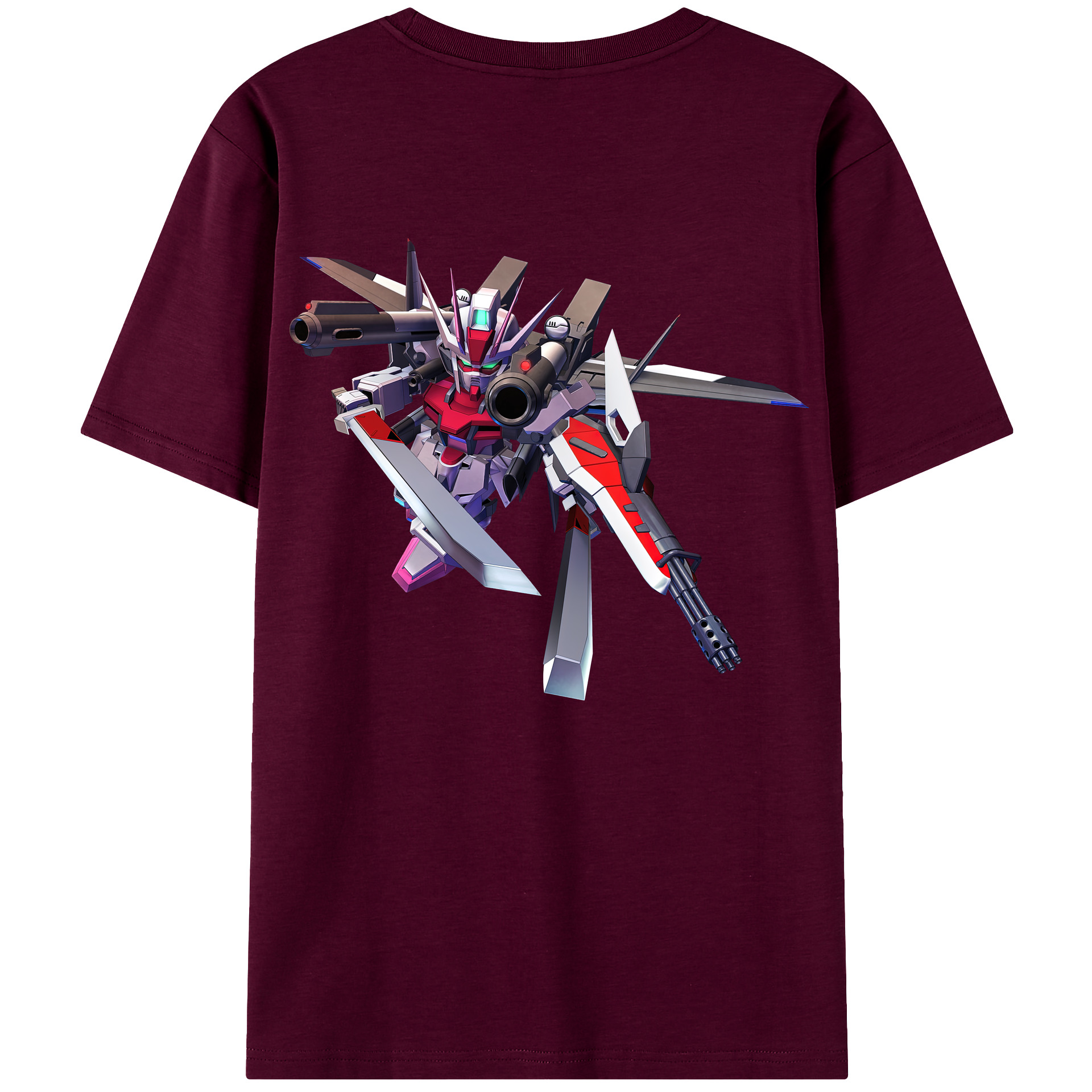 （画像用） 機動戦士ガンダム Mobile Suit Gundam レディース半袖Tシャツ(バックプリント)